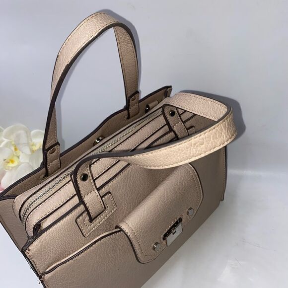 Sole Society Leather Satchel Nude Medium - Picture 7 of 16